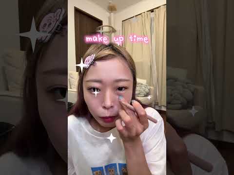 涙袋ぶよぶよ女によるメイク動画。笑