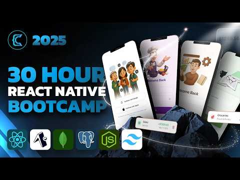 React Native Bootcamp in 30 HOURS for FREE 🎉