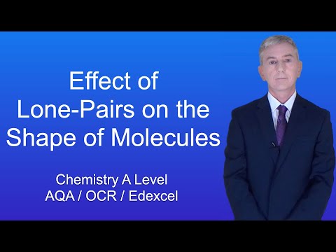 A Level Chemistry “Effect of Lone Pairs on the Shape of Molecules”.