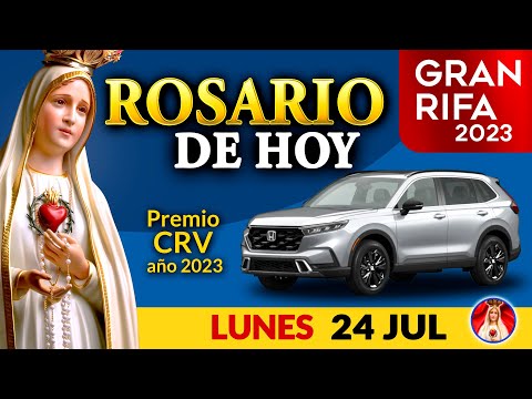 ROSARIO de HOY GRAN RIFA 2023  EN VIVO lunes 24 de julio 2023 | Heraldos del Evangelio El Salvador
