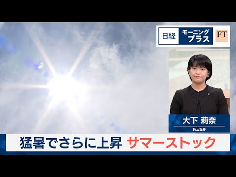 経済金融の動画サムネイル - 猛暑でさらに上昇　サマーストック【日経モープラFT】