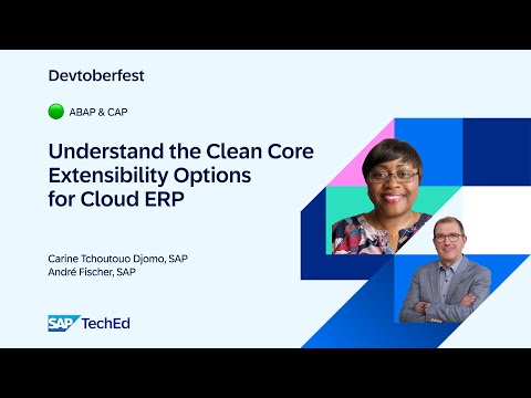 ? Understand the clean core extensibility options for Cloud ERP