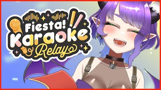 【Fiesta! 歌枠リレー 】KARAOKE♡relay【#るききるき ES/JP #vtuber 】