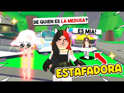 EXPONIENDO ESTAFADORES con MI MEDUSA NEÓN y *ME LA INTENTAN ROBAR* en ADOPT ME! (Roblox)