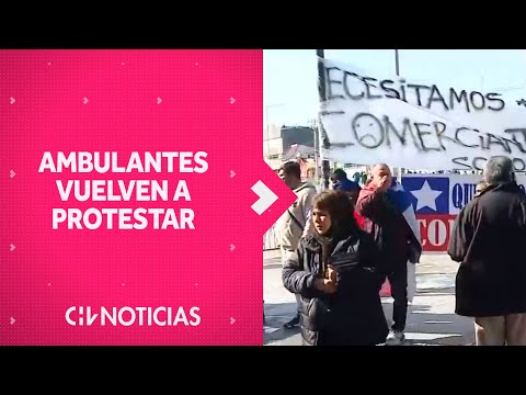 AMBULANTES retoman las protestas en Maipú en contra del municipio - CHV Noticias