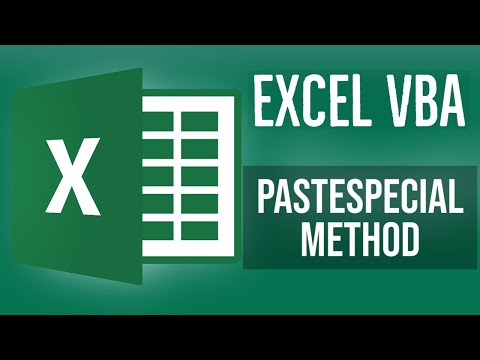 Excel VBA Tutorial for Beginners 11 - Excel VBA PasteSpecial Method
