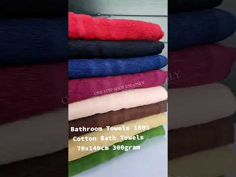 Airbnb & Home Stay Bath Towel Light weight 70x140cm 300gram 100% Cotton Ready stock in Malaysia 🇲🇾