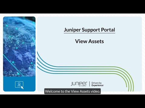 Juniper Support Portal : View Assets