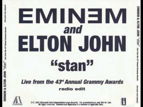 Eminem and Elton John - Stan live from the 43rd annual grammy awards (radio edit)
