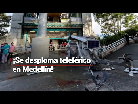 ¡FATAL ACCIDENTE EN COLOMBIA! Se desploma teleférico con 10 pasajeros a bordo