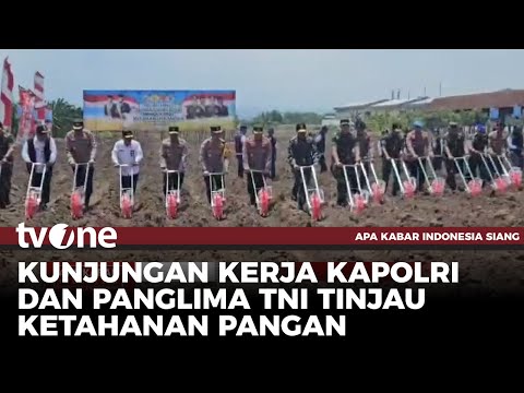 Kapolri Dan Panglima TNI Tinjau Program Ketahanan Pangan Di Jawa Tengah | AKIS tvOne