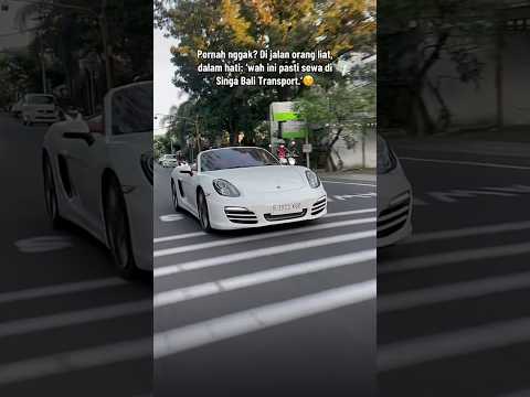 Tiba dengan gaya, pulang bawa cerita 🌬️ #SewaPorscheBali #SewaMobilBali #RentalMobilBali #BaliTrip