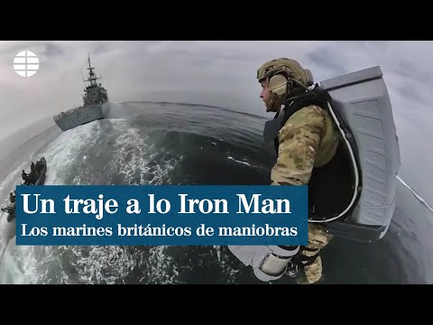 Los marines británicos surcan los cielos con un traje a lo Iron Man