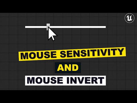 Mouse Sensitivity And Invert Settings - Unreal Engine 5 Tutorial