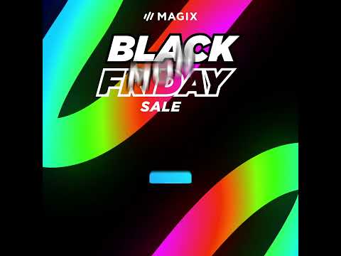 Ad MAGIX Software | Black Friday Sale | Teaser (1:1, EN)