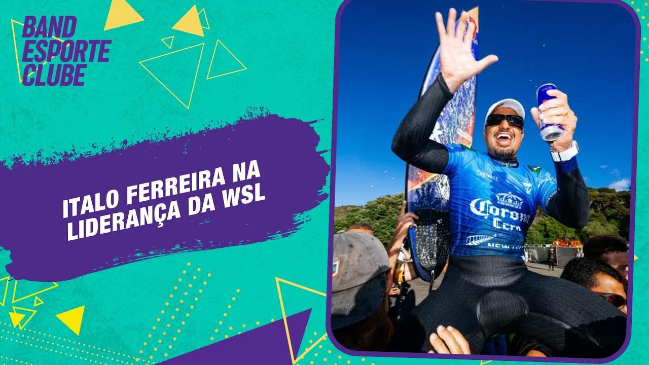 Após título na Nova Zelândia, Italo Ferreira assume liderança da WSL