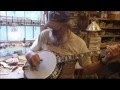 Arthur Hatfield using mike's banjo mute