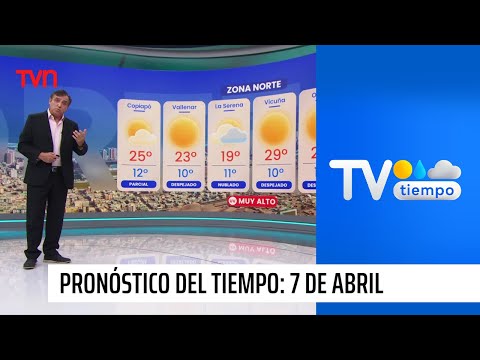 Pronóstico del tiempo: Domingo 7 de abril 2024 | TV Tiempo