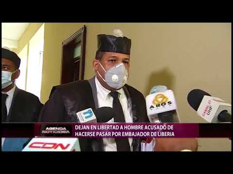 Dejan en libertad a hombre acusado de hacerse pasar por embajador de Liberia