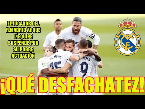 ¡QUÉ DESFACHATEZ! | EL JUGADOR DEL REAL MADRID AL QUE SUSPENDE L´EQUIPE FC BARCELONA 1-3 REAL MADRID