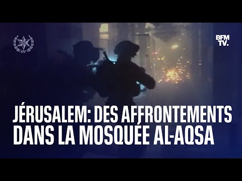 De violents affrontements éclatent dans la mosquée Al-Aqsa à Jérusalem