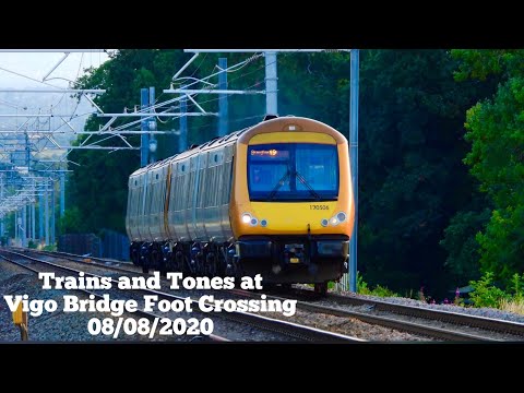 Trains and Tones at Vigo Bridge Foot Crossing | 08/08/2020