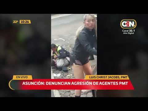 Asunción: Denuncian agresión de agentes PMT