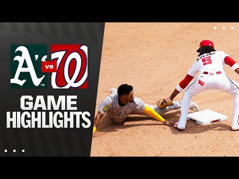 As vs. Nationals Game Highlights (8/7/25) | MLB Highlights