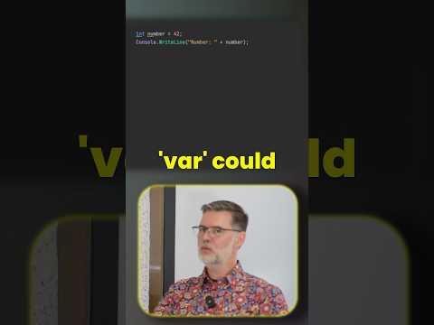 The problem with var in C#