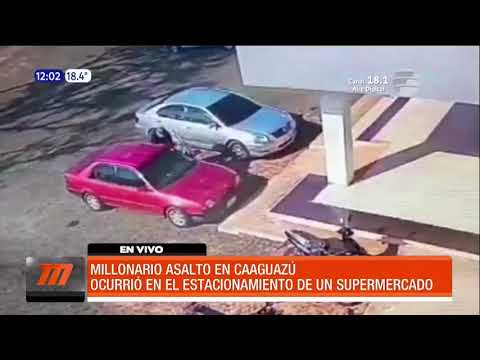Millonario asalto en Caaguazú