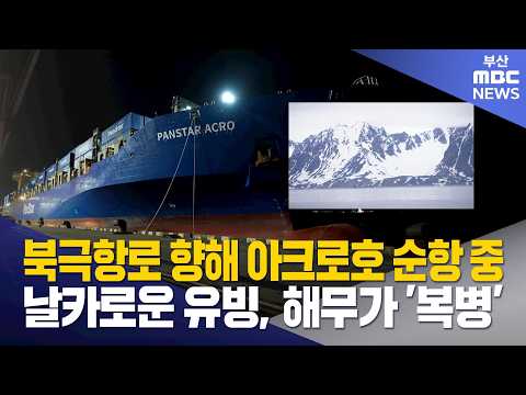 8월의 북극항로, 유빙·해무가 복병 (2026-08-25,화/뉴스데스크/부산MBC)