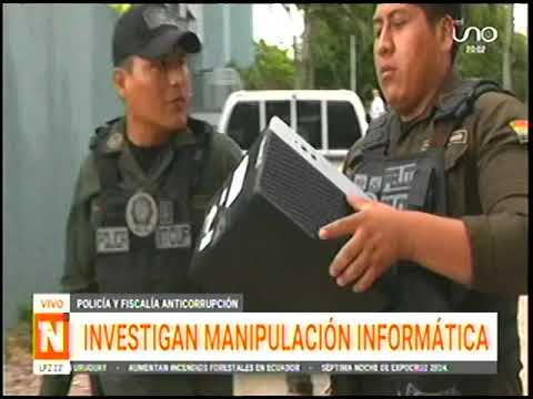 26092024 FISCALÍA Y POLICÍA ALLANARON OFICINAS DE DDRR EN MONTERO Y SANTA CRUZ UNO