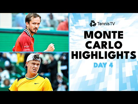 Sinner vs Korda; Rublev, Medvedev, Tsitsipas & More Play | Monte-Carlo 2024 Highlights Day 4