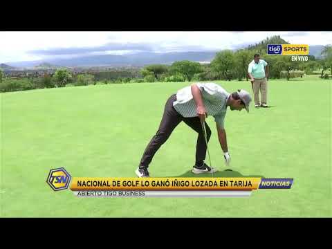 Nacional de golf lo ganó Iñigo Lozada en Tarija. Abierto Tigo Business.