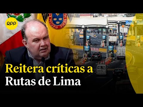 Rafael López Aliaga reitera críticas a Rutas de Lima