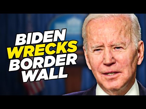 Republicans Melt Down After Biden Sells Off Trump's Border Wall Materials