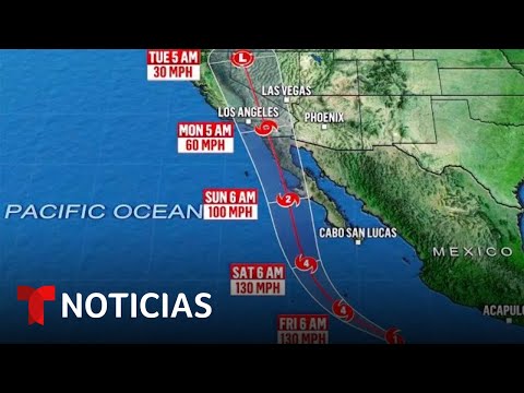 EN VIVO: Pronóstico de la trayectoria del huracán Hilary