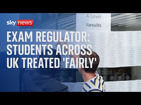 A-level results: Students across UK treated 'fairly', says exam regulator chief