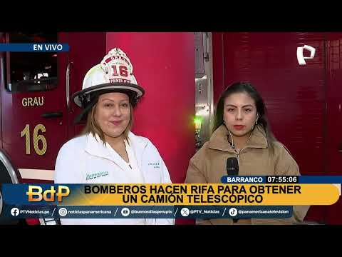 BDP EN VIVO Bomberos en Barranco