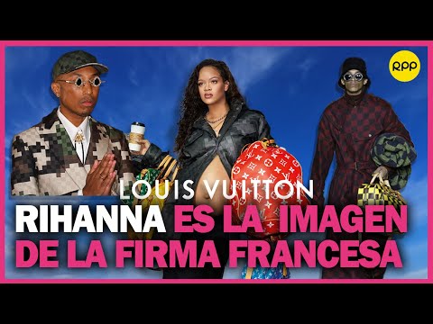 Rihanna posa embarazada para la primera campaña de Pharrell Williams en Louis Vuitton #MuchaModa
