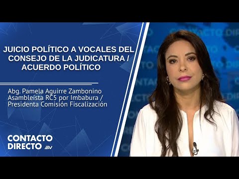 Entrevista con Pamela Aguirre - Presidenta Comisión de Fiscalización | Contacto Directo | Ecuavisa