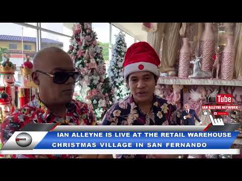 Saturday 1st October 2022 - Ian Alleyne is live at the Retail Warehouse Christmas Village.