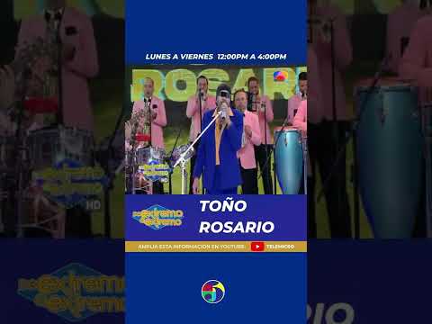 Hoy se bailó merengue al ritmo de Toño Rosario ??? ¿Qué te pareció esta presentación? ??