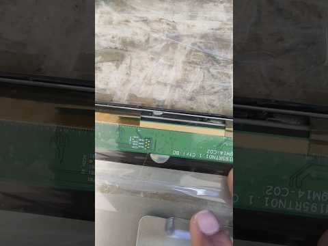 videocon 19.5 inch display display horizontal lining problem solution #repair