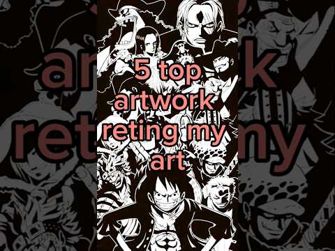 5 top artwork#drawing #reting #shorts #anime #art #luffy #sukuna #naruto #like #comment
