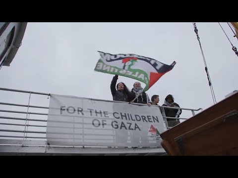 Aid ship for Gaza prepares to leave Sweden during Eurovision