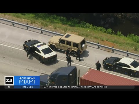 FHP stops armed carjacking suspect on Florida Turnpike in Miami-Dade County