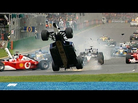 Ralf Schumacher Launches Over Rubens Barrichello | 2002 Australian Grand Prix