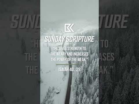 The weak will be strengthened #sundayscripture #bakcoulife #shorts
