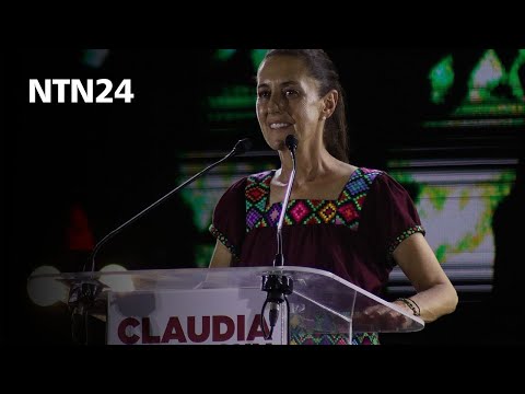Grupo de encapuchados detuvo caravana de la candidata presidencial Claudia Sheinbaum en México
